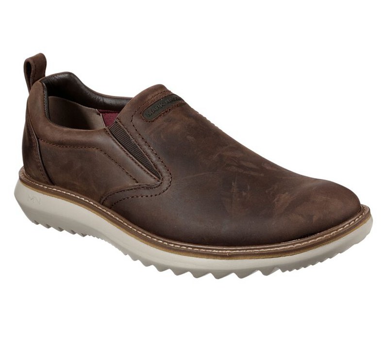 Skechers Herr Bruna Slip On - Mako - Cotter - Sverige (DWLJK-4179)